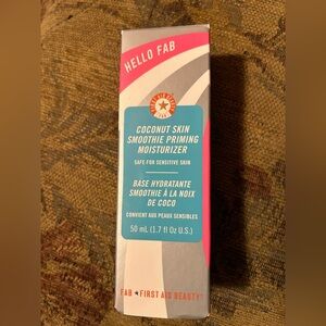 NIB First Aid Beauty Hello FAB Coconut Skin Smoothie Priming Moisturizer